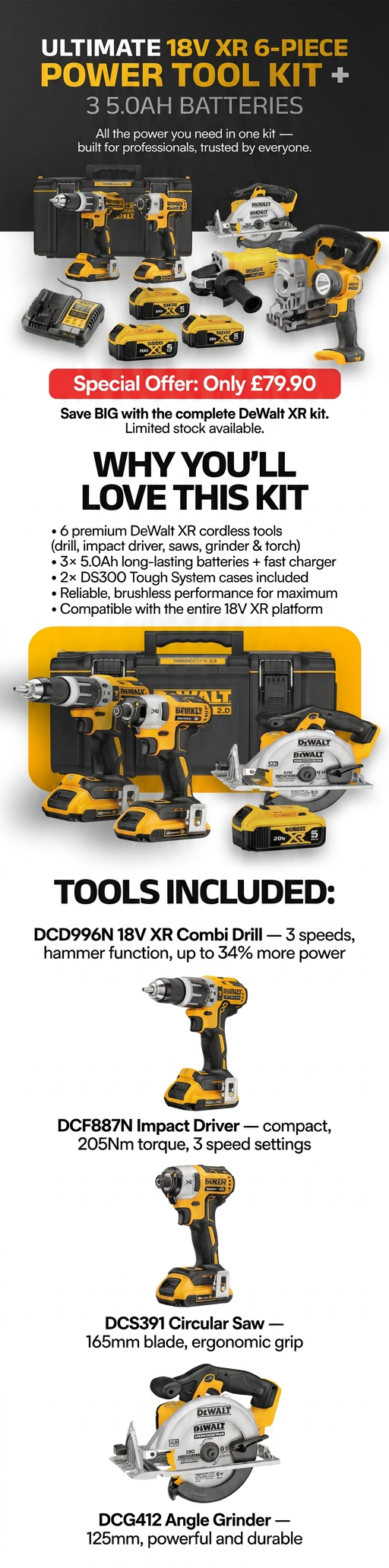 DeWalt XR Tool Kit